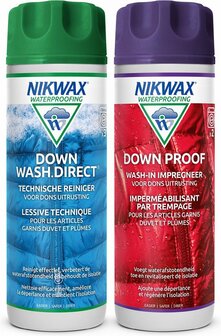 Nikwax duopack Down Wash.Direct &amp; Nikwax Down Proof