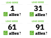 Rugnummers Klim Serie 1 t/m 120