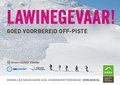 Flyer “Lawine Gevaar! – goed voorbereid off-piste”